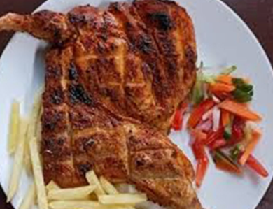 Chicken Charcoal Half