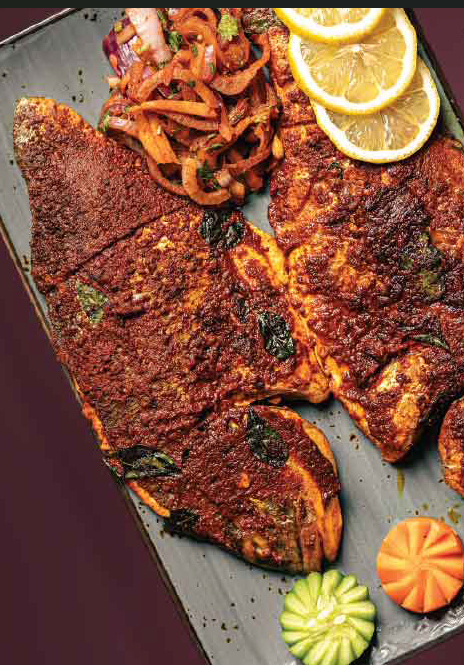 Sea Bream Tawa/Grill (With Bread)